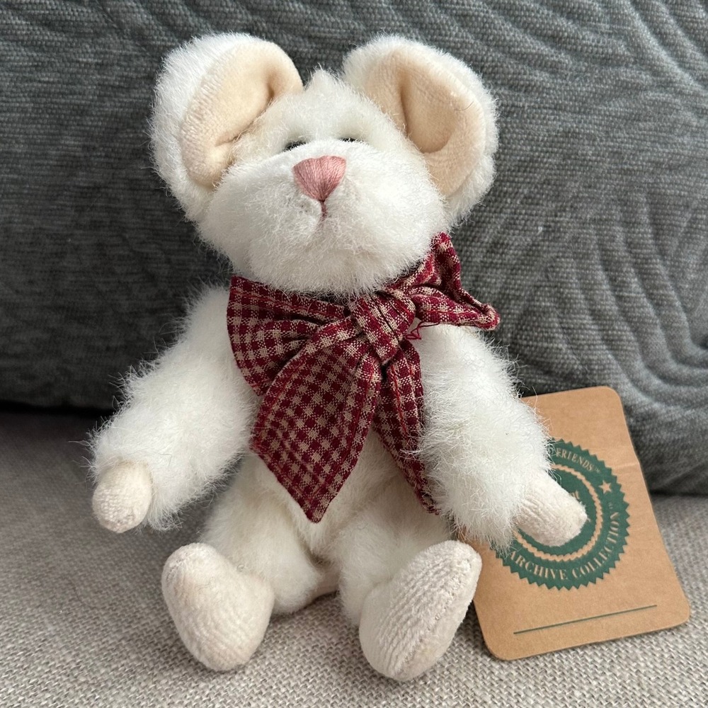 NEW Boyds Bears & Friends Brie Mouski Mouse Plush Archive Collection 1990-98